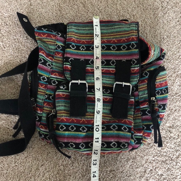 Multi-colored small backpack - Picture 5 of 6